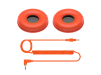Pioneer Dj HDJ CUE1 Repuesto cable y almohadillas (Naranja)