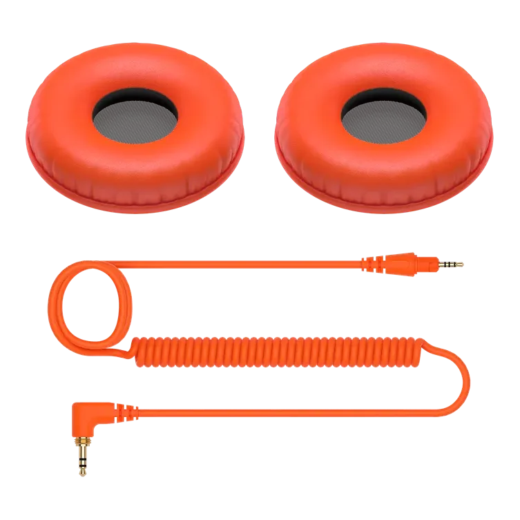 pioneer-dj-hdj-cue1-repuesto-cable-y-almohadillas-naranja Pioneer DJ HDJ CUE1 Repuesto cable y almohadillas (Naranja)