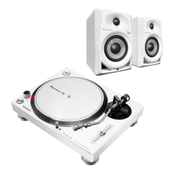 Pioneer DJ PLX500 W y DM 40 PACK W