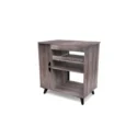 Rack Lateral Modular Glorious Nogal de Reloop — vista lateral 3