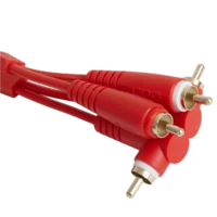 UDG RCA recto - RCA angulo 3M Rojo