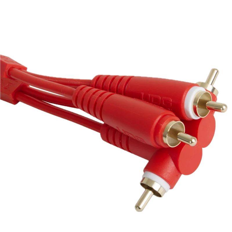 rojo-cable-rca-a-rca-udg-pareja-17_u97005rd_02_1800x1800-3-metros UDG RCA recto RCA angulo 3M Rojo Imagen 1