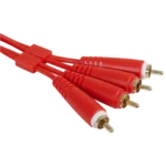 UDG RCA recto - RCA recto 3 metros  Rojo - Imagen 2