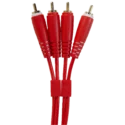 UDG RCA recto - RCA recto 1,5 metros Rojo — imagen 3