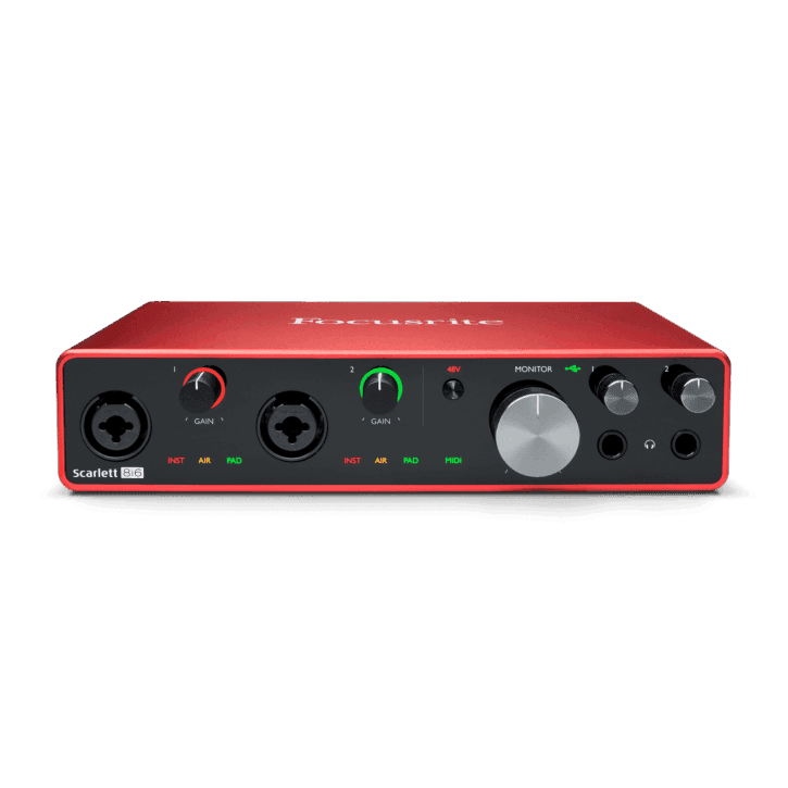 Focusrite Scarlett 8I6 3th Gen - Imagen 5