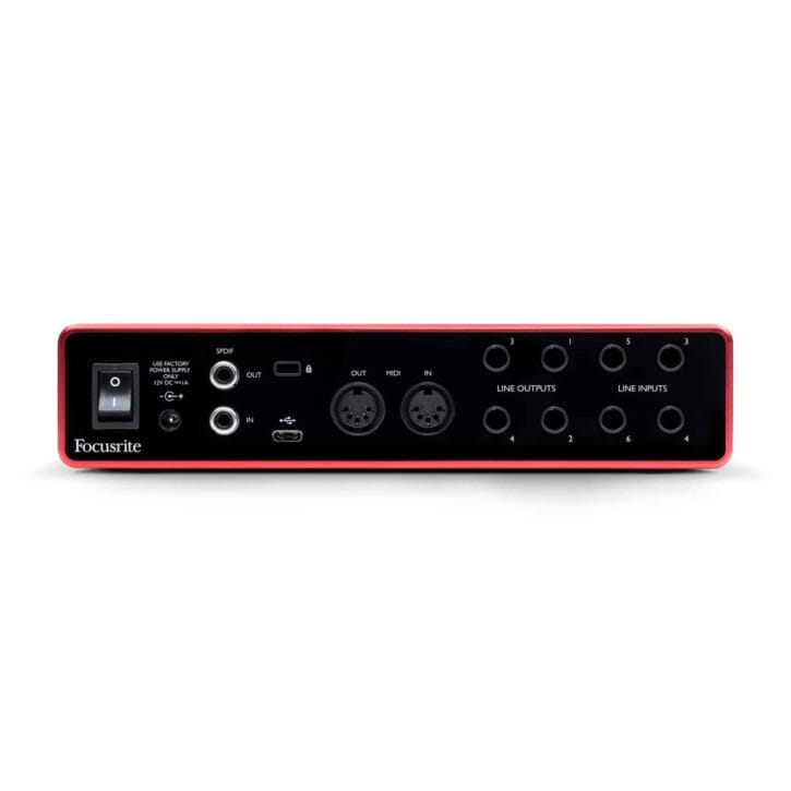 Focusrite Scarlett 8I6 3th Gen - Imagen 4