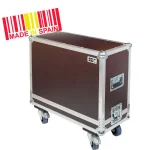 Flight case Amplificador Custom para Combos Plata (Ruedas)