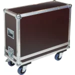 Flight case Amplificador Custom para Combos Plata (Ruedas) - Imagen 3