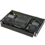 Flight Case Pioneer XDJ-700 o CDJ-350 y DJM-750MK2 Plata (Ruedas) - Imagen 5