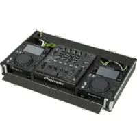 Flight Case Pioneer XDJ-700 o CDJ-350 y DJM-750MK2 Plata (Ruedas) - Imagen 5