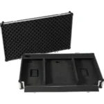 Flight Case Pioneer XDJ-700 o CDJ-350 y DJM-750MK2 Plata (Ruedas) - Imagen 3