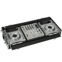 Flight Case Pioneer CDJ-850 o XDJ-1000MK2 y DJM-750MK2 Plata (Ruedas) - Imagen 4