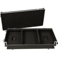Flight Case Pioneer CDJ-850 o XDJ-1000MK2 y DJM-750MK2 Plata (Ruedas) - Imagen 3