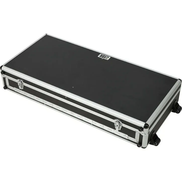 Flight Case Pioneer CDJ-850 o XDJ-1000MK2 y DJM-750MK2 Plata (Ruedas) - Imagen 11
