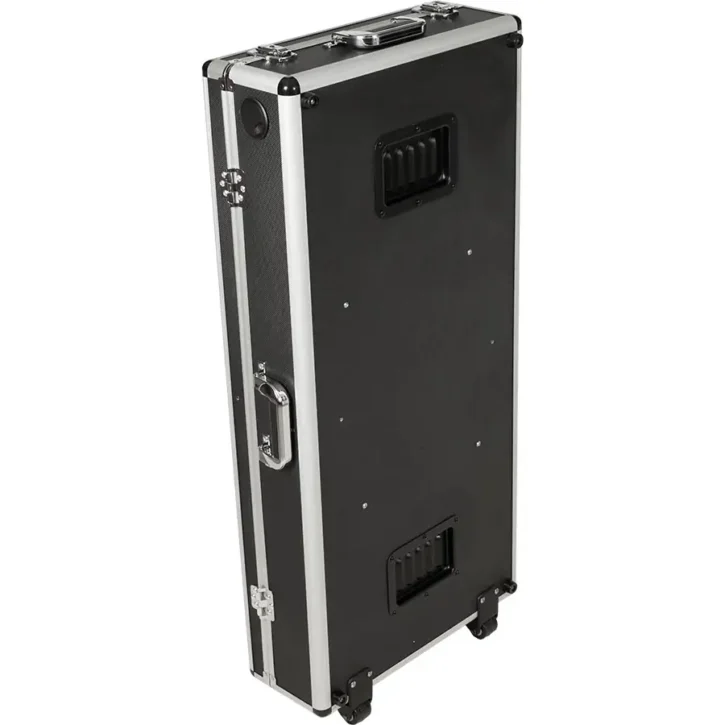 Flight Case Pioneer CDJ-850 o XDJ-1000MK2 y DJM-750MK2 Plata (Ruedas) - Imagen 2