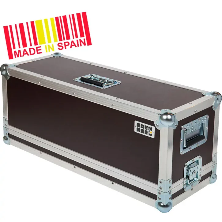 Flight case Cabezal Amplificado Customizable plata - Imagen 1