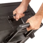 Flight Case Pioneer DDJ-FLX4/ DDJ-400 Negra (Sopt Ordenador Trolley y Ruedas) - Imagen 19