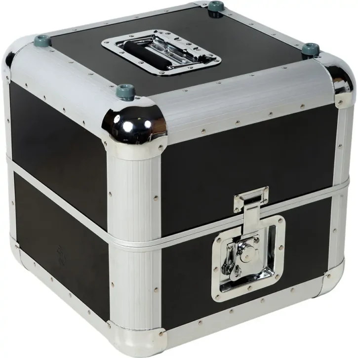 Maleta DJ 100 Discos Vinilo Negra - Imagen 4