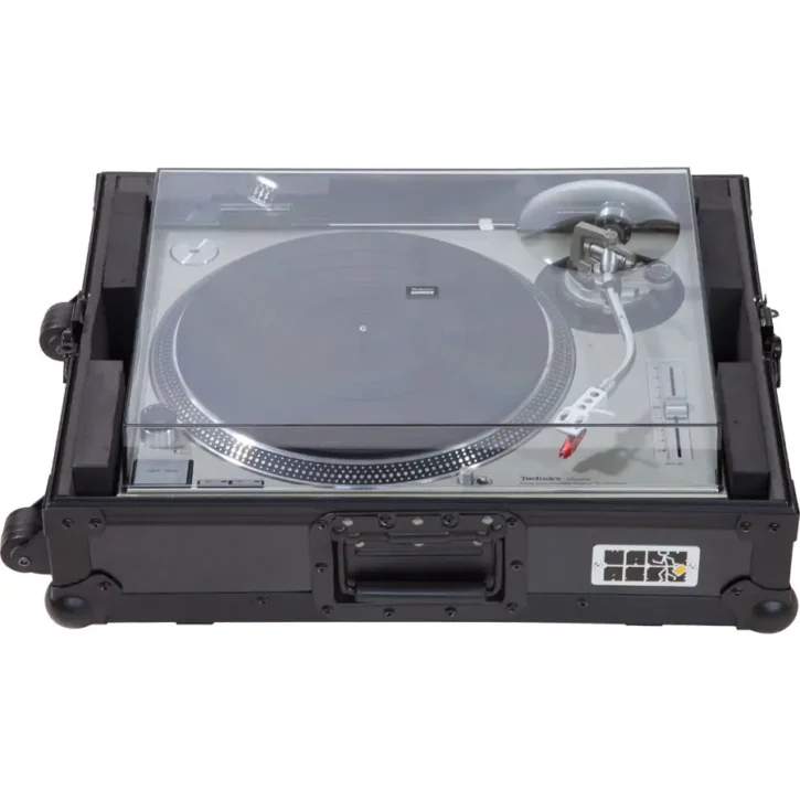Flight Case Multi Formato Tocadiscos (Trolley + Ruedas) Negro - Imagen 4