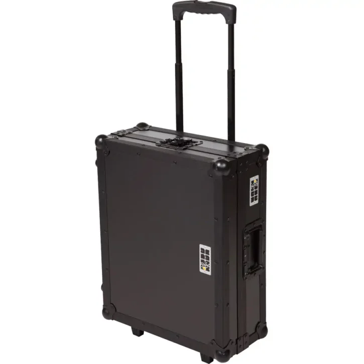 Flight Case Multi Formato Tocadiscos (Trolley + Ruedas) Negro - Imagen 7