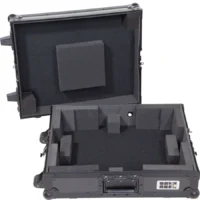 Flight Case Multi Formato Tocadiscos (Trolley + Ruedas) Negro - Imagen 3