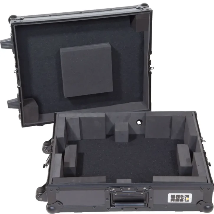 Flight Case Multi Formato Tocadiscos (Trolley + Ruedas) Negro - Imagen 3