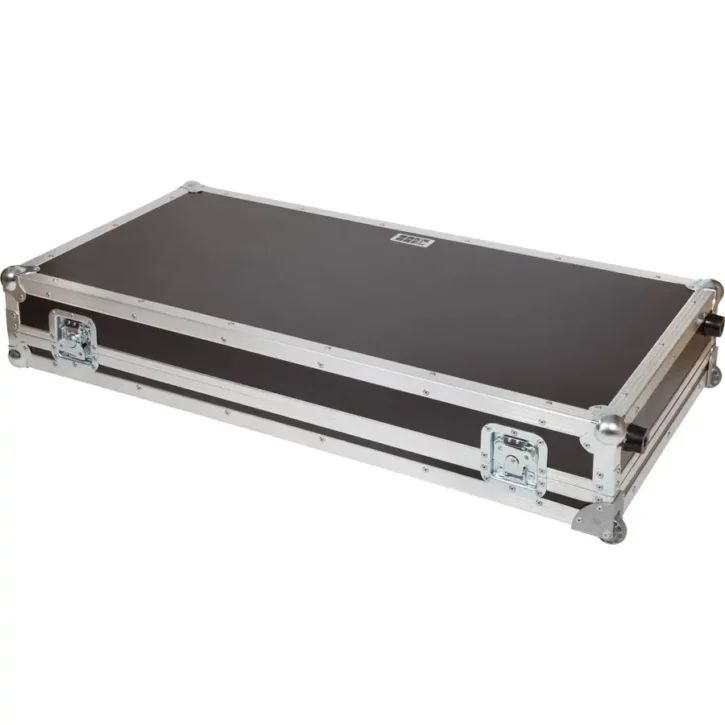 Flight Case Pioneer CDJ-3000 y DJM-900NXS2 o XONE96 Plata (Ruedas) - Imagen 2