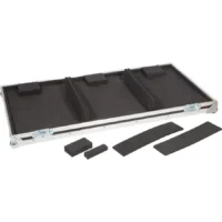 Flight Case Pioneer CDJ-3000 y DJM-900NXS2 o XONE96 Plata (Ruedas) - Imagen 6