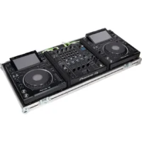 Flight Case Pioneer CDJ-3000 y DJM-900NXS2 o XONE96 Plata (Ruedas) - Imagen 3