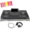 Flight case controlador Alphatheta XDJ-AZ Plata (Ruedas)