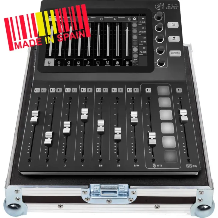 Maleta Profesional Mackie DLZ Plata - Imagen 1