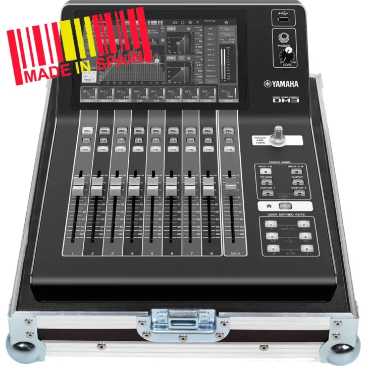 Maleta Profesional Yamaha DM3 Plata - Imagen 1