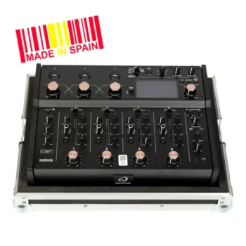 Flight case Mezclador AlphaTheta EUPHONIA (trolley y ruedas) Plata