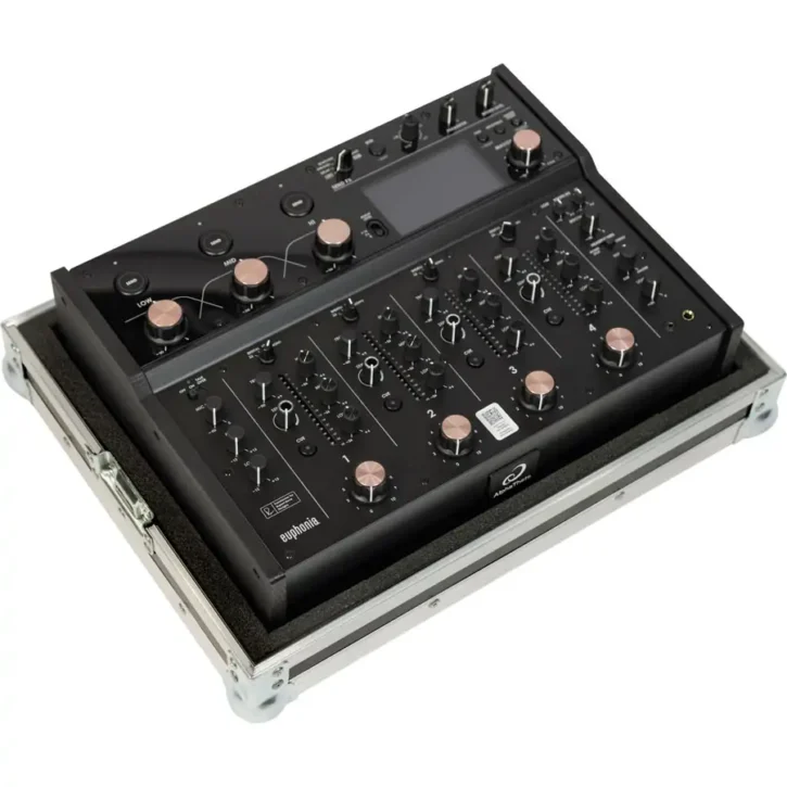 Flight case Mezclador Alphatheta EUPHONIA (trolley y ruedas) Plata - Imagen 3