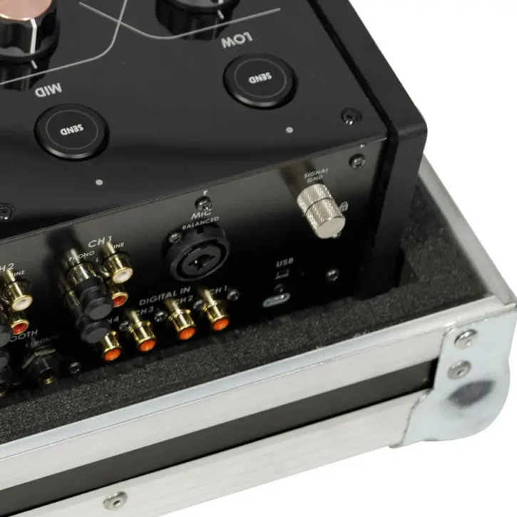 Flight case Mezclador Alphatheta EUPHONIA (trolley y ruedas) Plata - Imagen 6