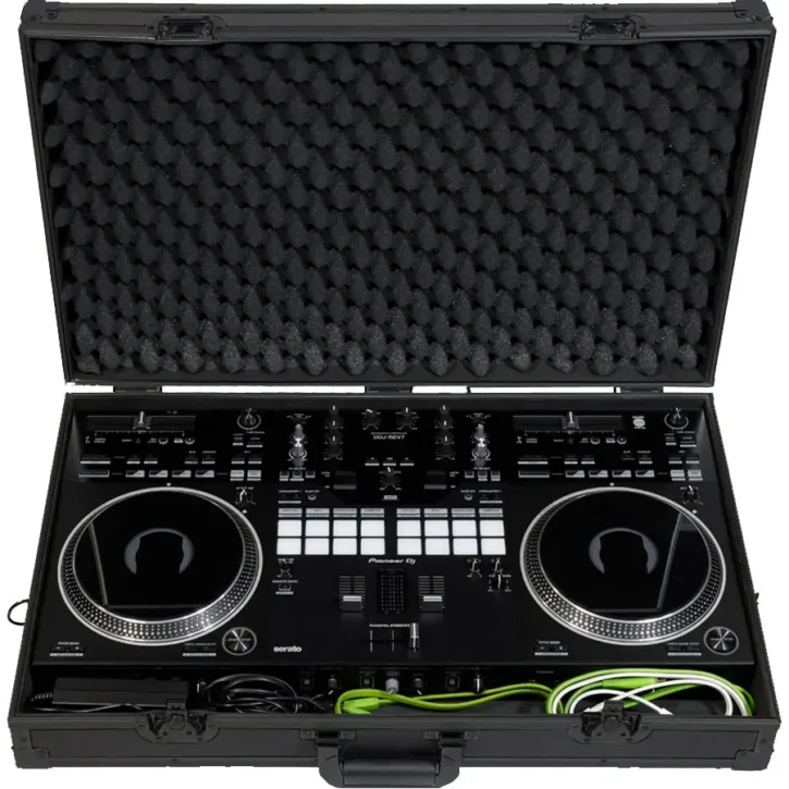 Maleta DJ Pick n Pluck foam DDJ-REV7 1000 FLX6 Negro - Imagen 3