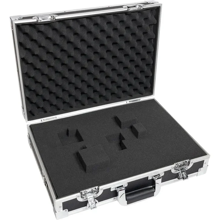 Maleta Dj Pick n Pluck foam DDJ-FLX4 400 S2MK3 PRIME GO Plata - Imagen 3