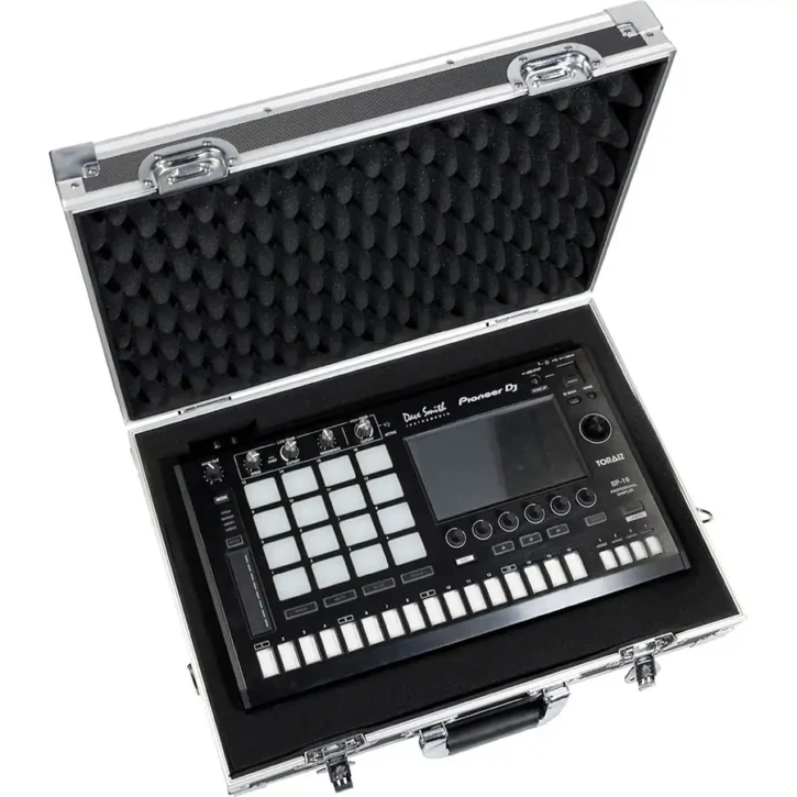 Maleta Dj Pick n Pluck foam DDJ-FLX4 400 S2MK3 PRIME GO Plata - Imagen 8