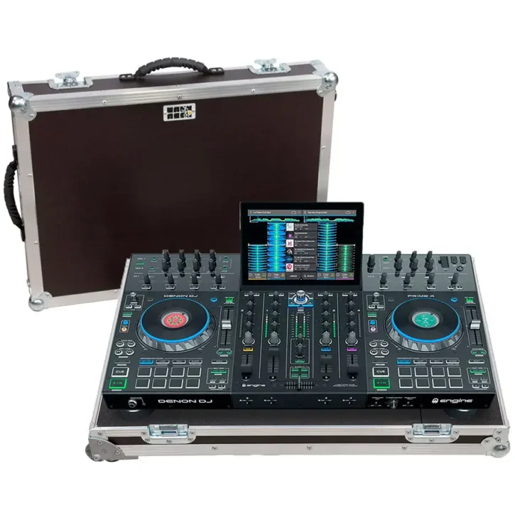 Flight case controlador Denondj PRIME4+ Plata (Ruedas) - Imagen 3