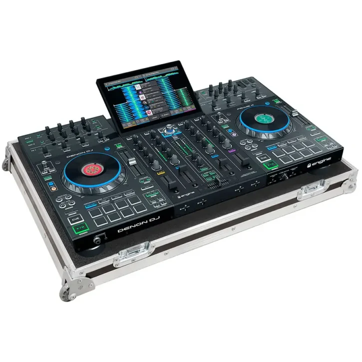 Flight case controlador Denondj PRIME4+ Plata (Ruedas) - Imagen 5