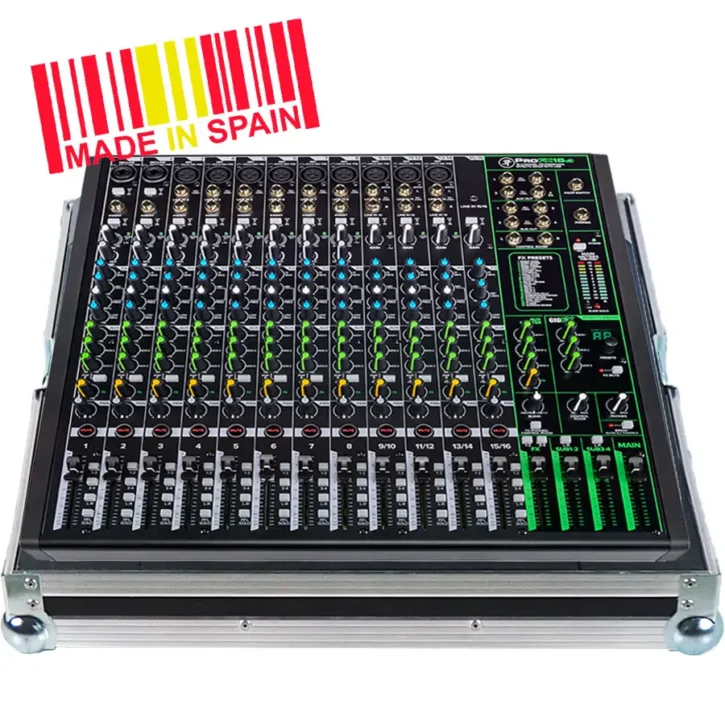 Flight case Mezclador Mackie PROFX16V3 Plata - Imagen 1
