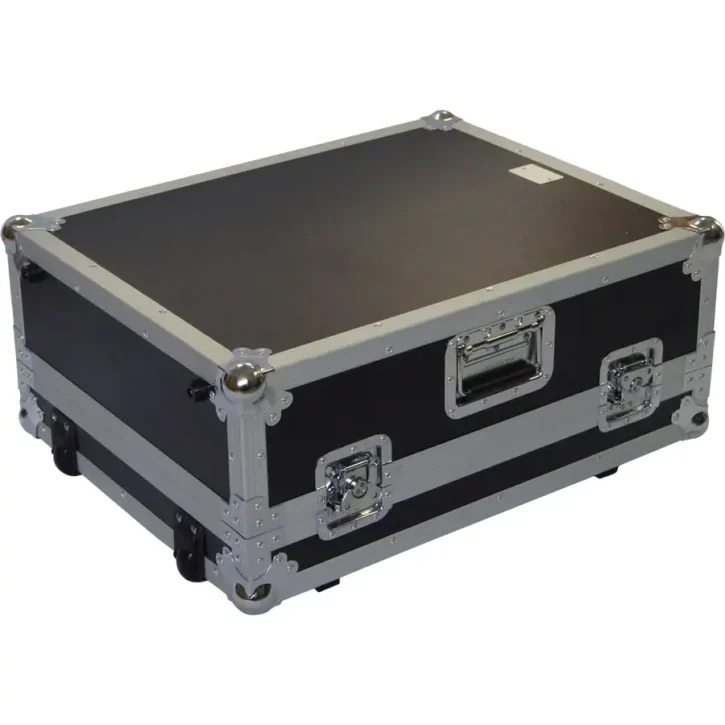 Flight Case Allen&Heath QU-16/SQ5/ Behringer X32PRODUCER Plata (Trolley y Ruedas) - Imagen 5