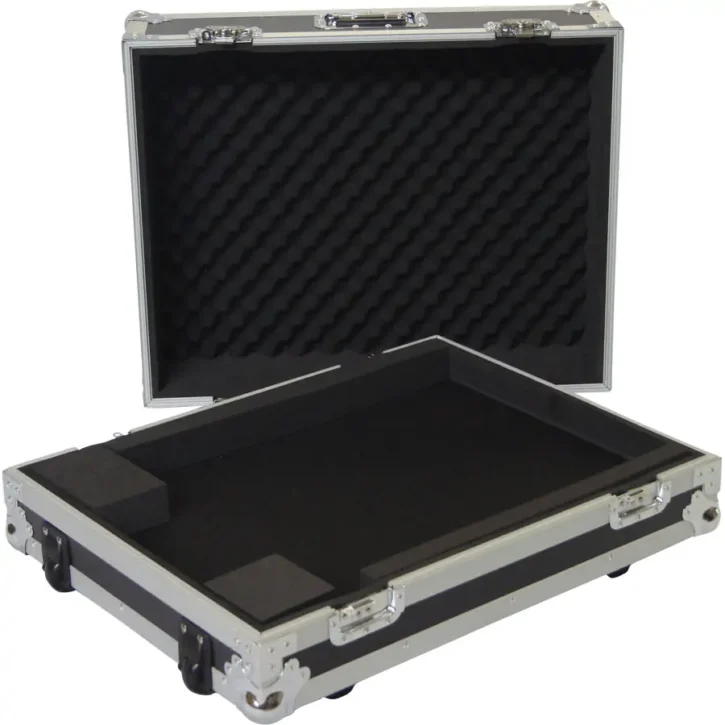 Flight Case Allen&Heath QU-16/SQ5/ Behringer X32PRODUCER Plata (Trolley y Ruedas) - Imagen 3