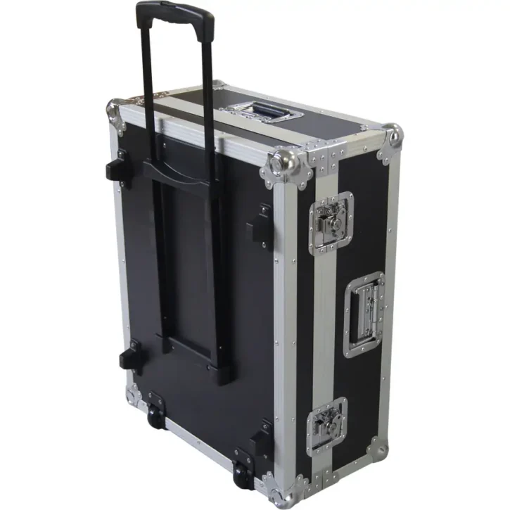 Flight Case Allen&Heath QU-16/SQ5/ Behringer X32PRODUCER Plata (Trolley y Ruedas) - Imagen 2