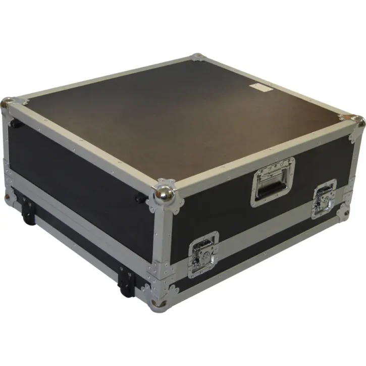 Flight Case Behringer X32COMPACT/ Yamaha TF1 Plata (Trolley y Ruedas) - Imagen 1