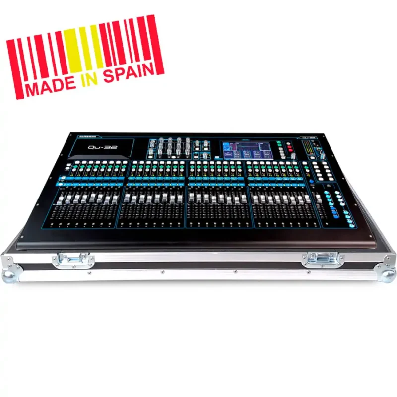 sen_wcqu32esp_01 Maleta Profesional Allen & Heath QU32 Plata Imagen 1