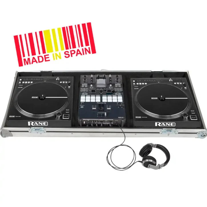 Flight case Rane TWELVE + SEVNTY TWO Plata (Ruedas) - Imagen 1