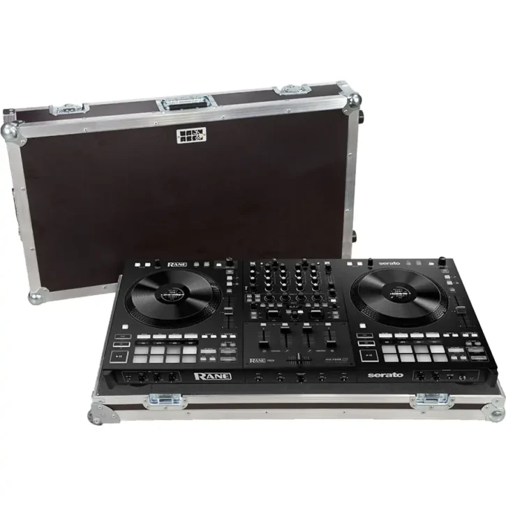 Flight case controlador Rane FOUR/ PERFORMER Plata (Ruedas) - Imagen 3