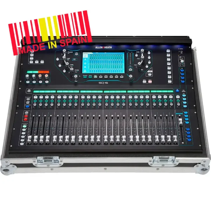 Maleta Profesional Allen & HeathSQ6 Plata - Imagen 1
