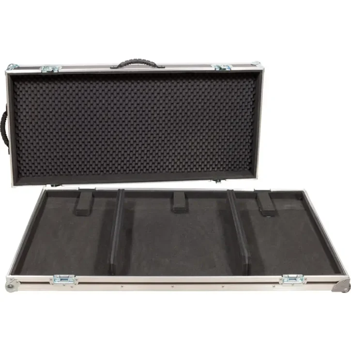 Flight Case Pioneer CDJ-3000/ NXS2 y DJM-V10/ A9 Plata (Ruedas) - Imagen 5